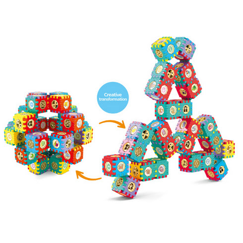 Kids Diy Educational Connected Building Blocks Toys